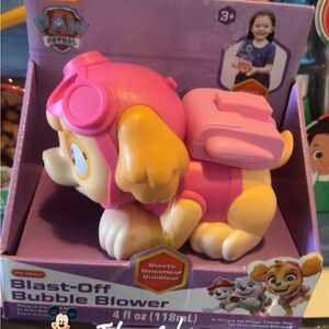 Paw Patrol Pink Blast-Off Bubble Blower Toy